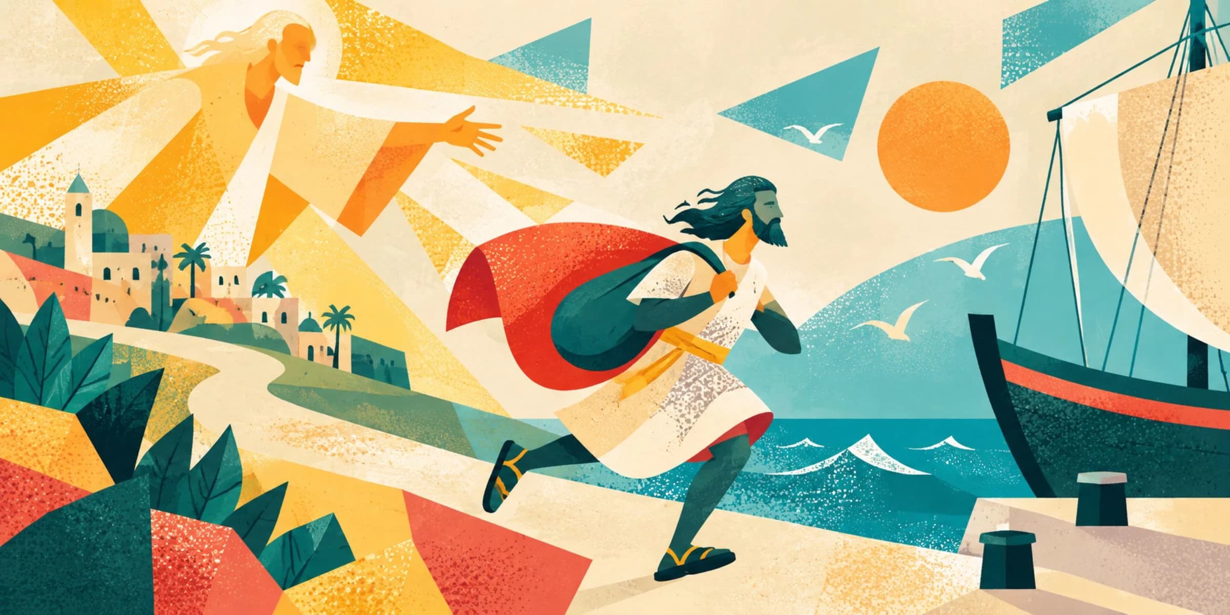 Jonah ran away from the Lord...