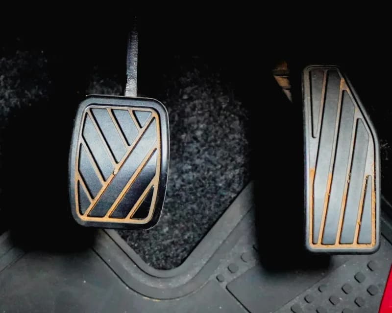 Accelerator, brake, clutch