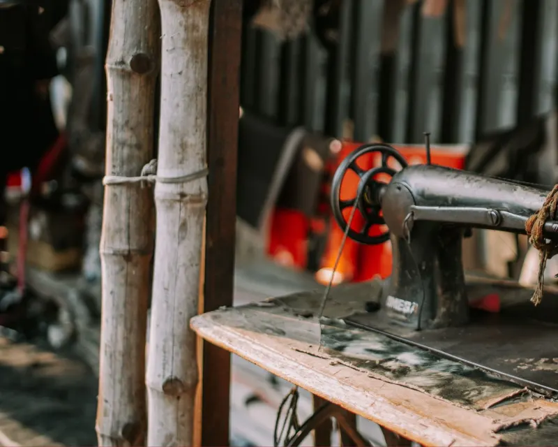 old sewing machine