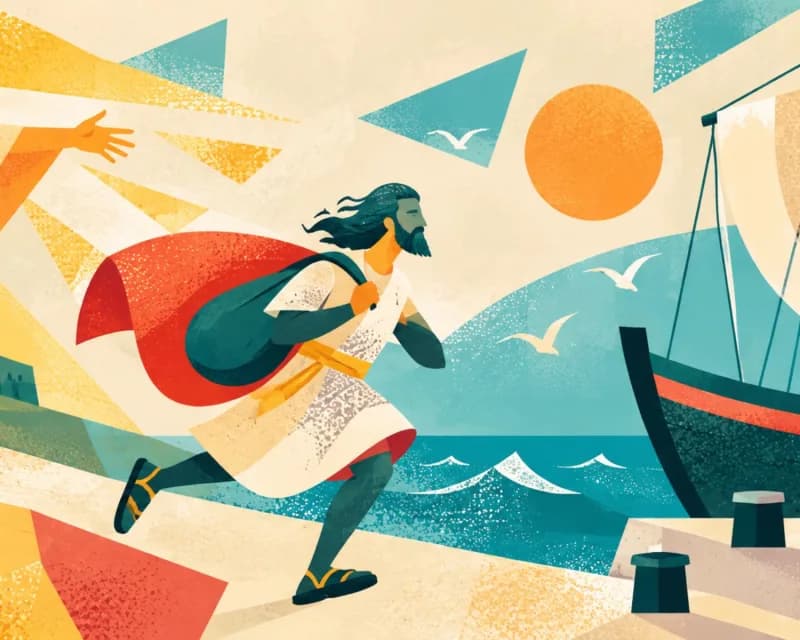 Jonah ran away from the Lord...